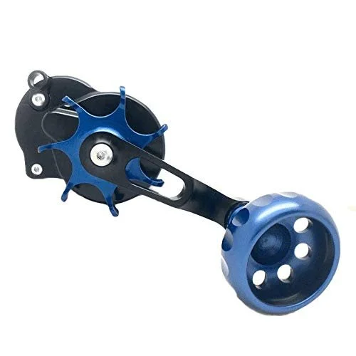 Fishing line thin profile-Seigler R603R SM (Star Mag) Black/Blue RH Star Drag Fishing Reel