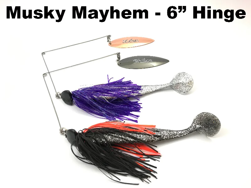 Fishing line high strength-Musky Mayhem 6" Hinge