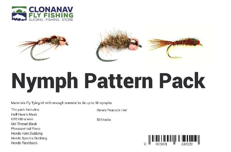 Fishing reel powerful-Nymph Pattern Pack