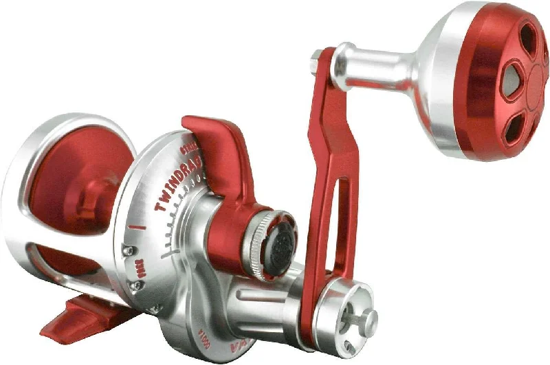 Fishing reel fast retrieve-Accurate Boss Valiant Reel Size: BV2-400, Color: Red