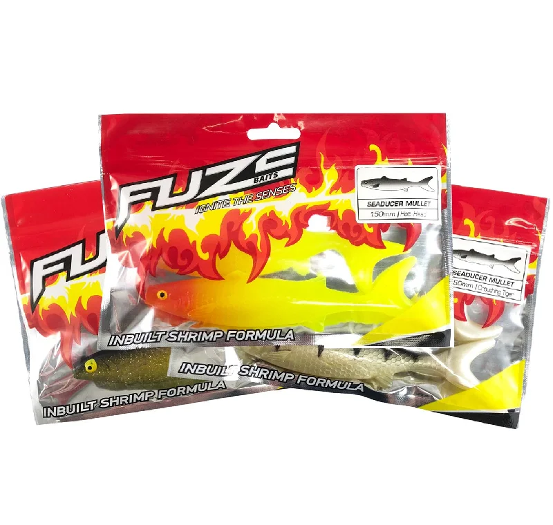 Fishing tackle minimalist-Fuze Barramundi Soft Plastics Pack