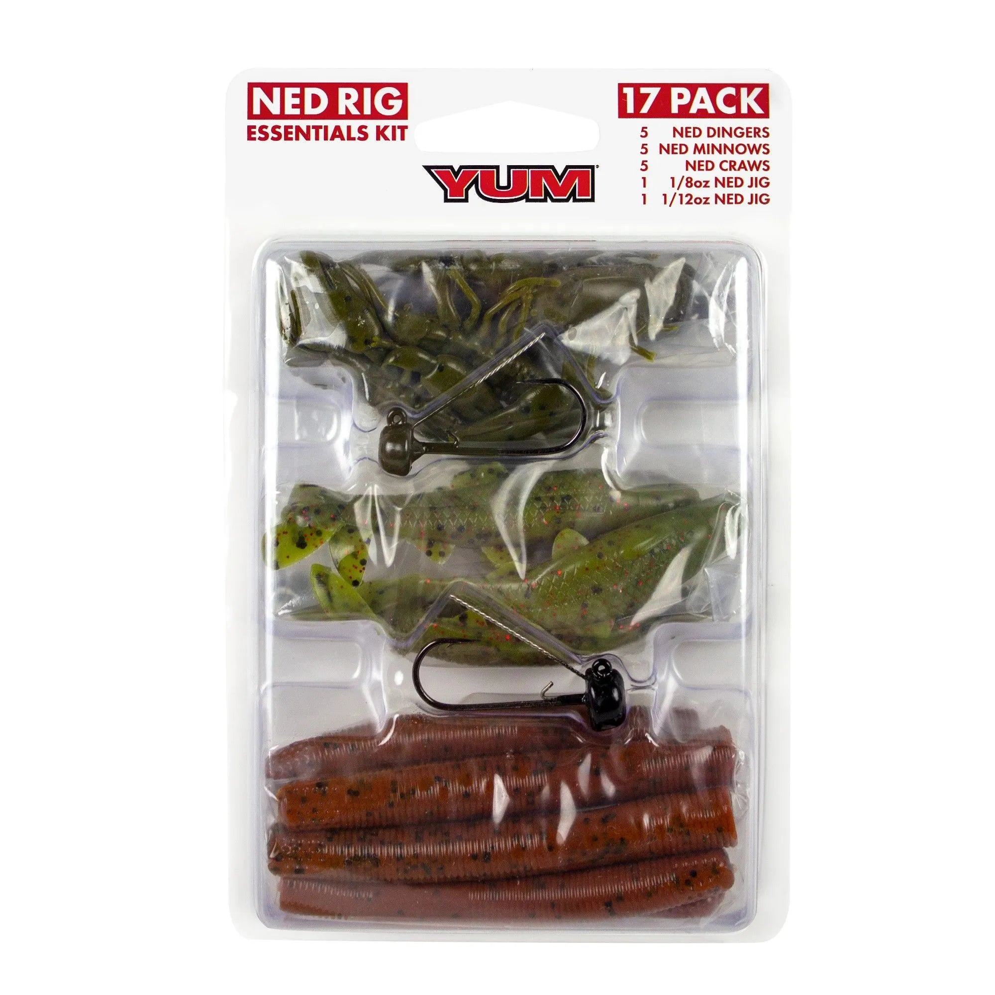 Fishing rod quick setup-Yum Ned Rig Kit 2 Soft Plastic