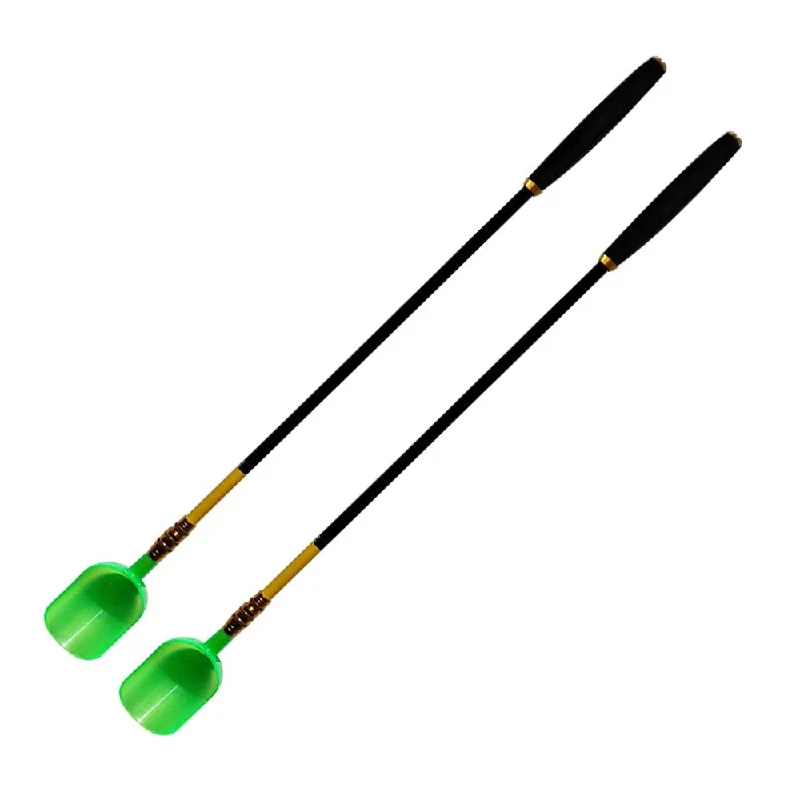 Fishing rod freshwater-2 x Two- Section High Quanlity Strong Telescopic Carbon Berley Spoons 70cm-110cm