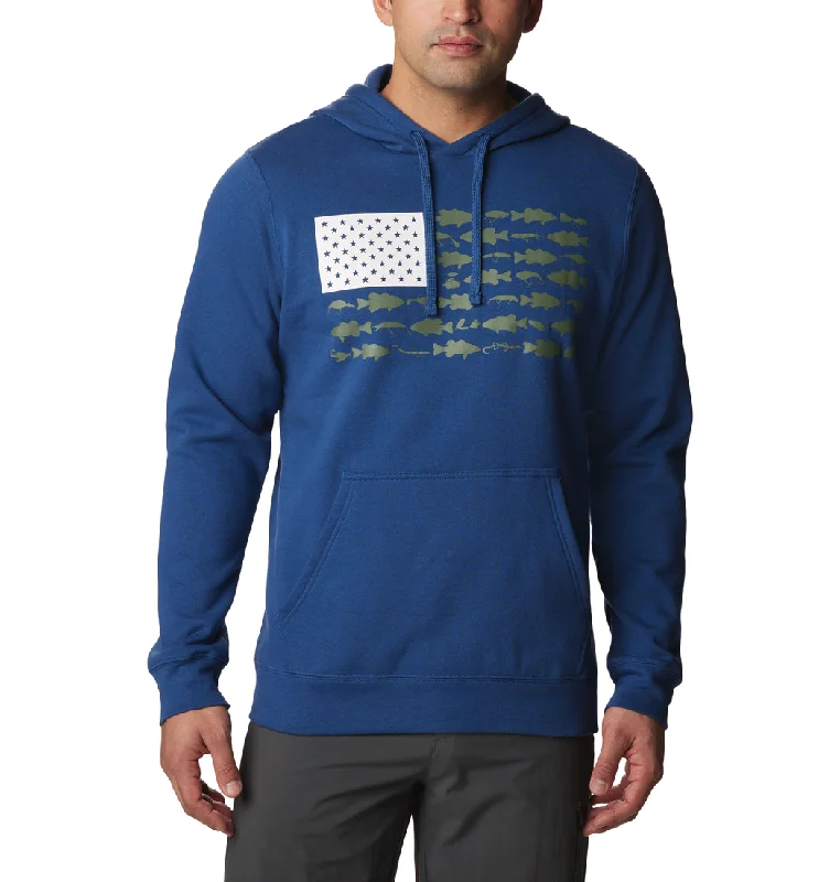 Fishing sonar device-Men's PFG Fish Flag II Hoodie