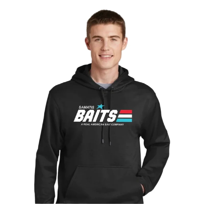 Fishing rod length options-Samatis Baits A Real American Hoodie