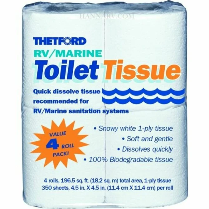 Fishing tackle modular-Thetford - Toilet Tissue - 4 Roll Pack