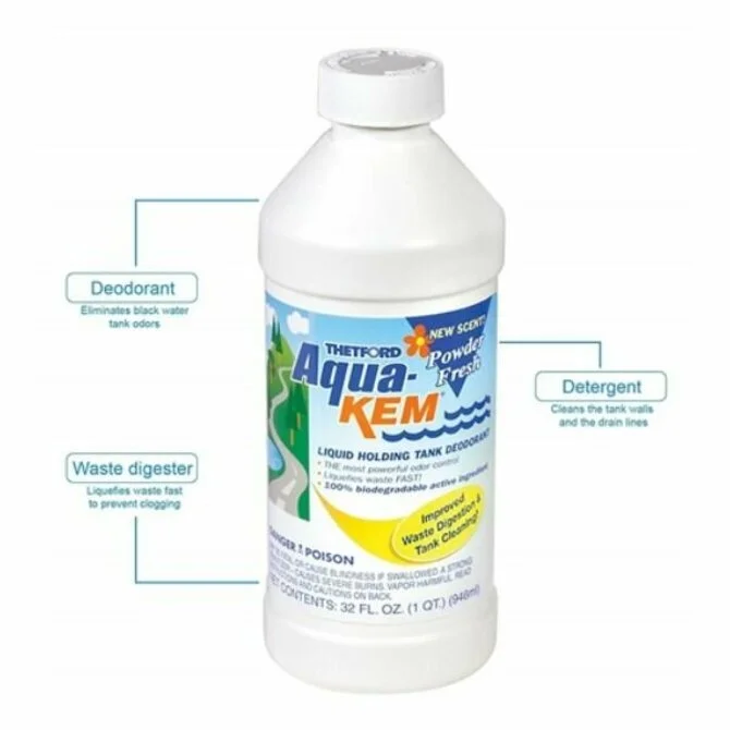 Fishing tackle budget-Thetford - Aqua-Kem Powder Fresh Liquid Holding Tank Deodorizer - 32 oz.