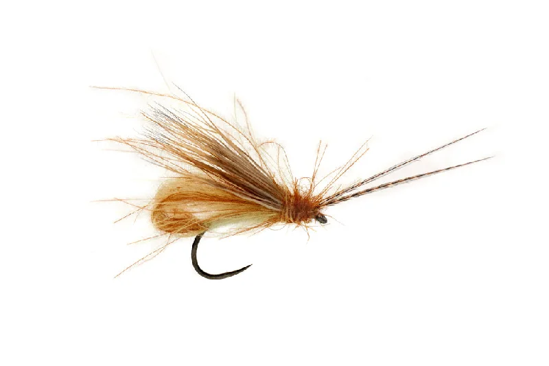 Fishing rod lightweight travel-MCPHAIL BUBBLE WING CADDIS CINNAMON BARBLESS