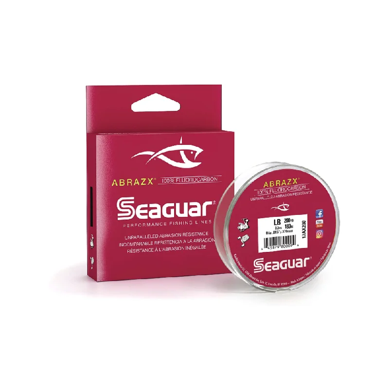 Fishing bait launcher-Seaguar Abrazx 100% Fluorocarbon Leader Coils