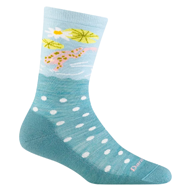 Fishing reel high durability-Women's Wild Life Crew Lightweight Lifestyle Sock