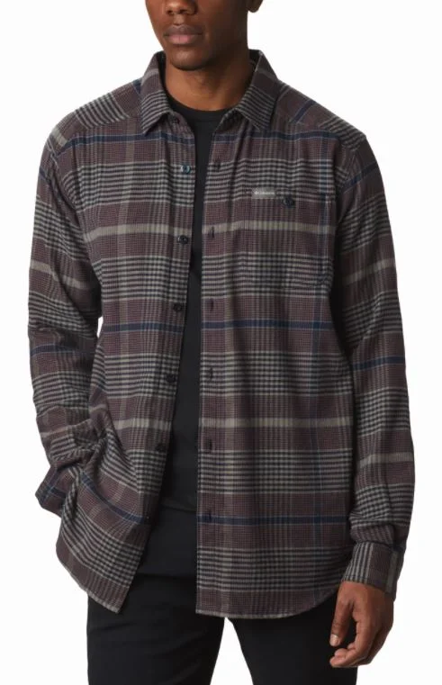 Fishing rod portable-Cornell Woods Flannel Long Sleeve Shirt