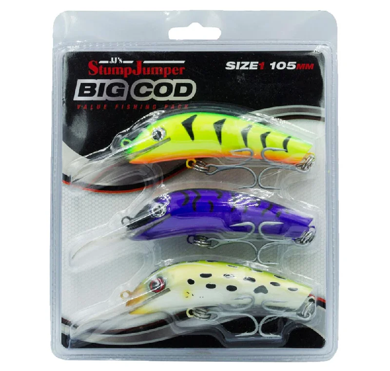 Fishing line smooth-JJ's StumpJumper Big Cod Pack 105mm