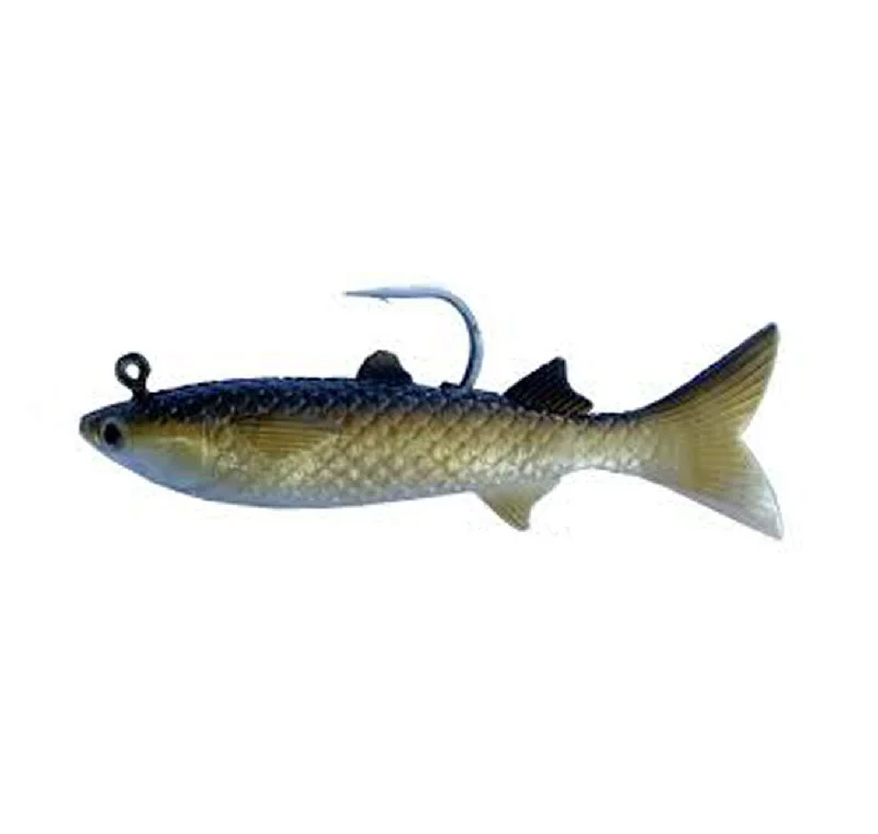 Fishing hook size chart-Gillies 6" Soft Mullet Lure