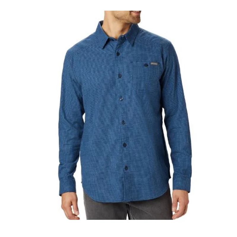 Fishing rod sturdy-Men's Cornell Woods Flannel Long Sleeve Shirt