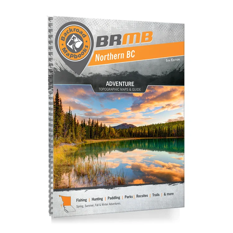 Fishing reel handle-Backroad Mapbook Northern BC