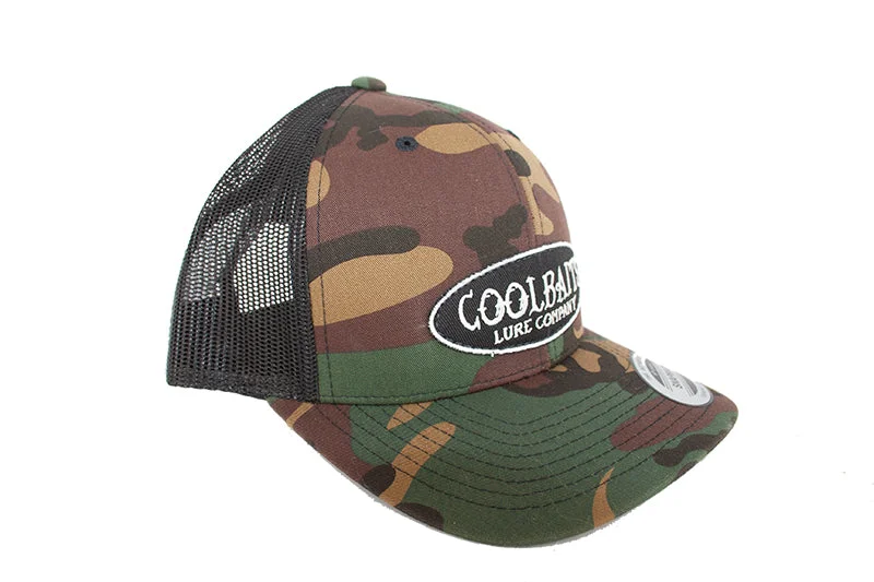 Retro Yupoong Trucker Camo Green Camo