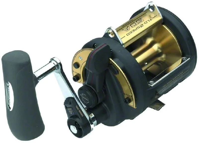 Fishing rod reliable-Shimano TLD 2-Speed Conventional Reel