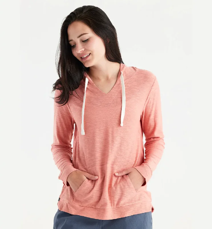 Fishing line wear resistant-Women's Bamboo Slub Hoodie