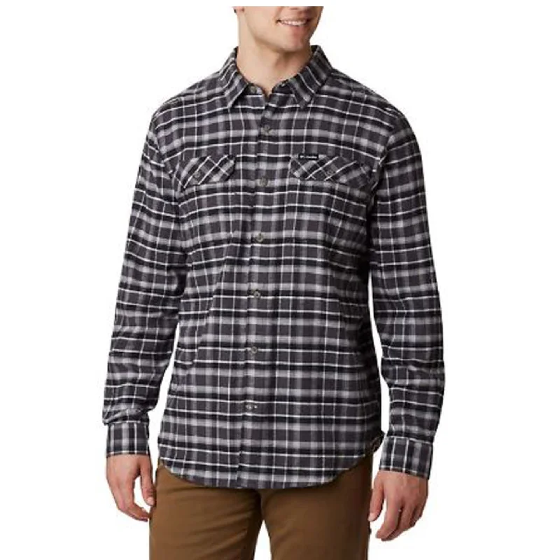 Fishing hook durable-Men's Flare Gun Stretch Flannel Shirt