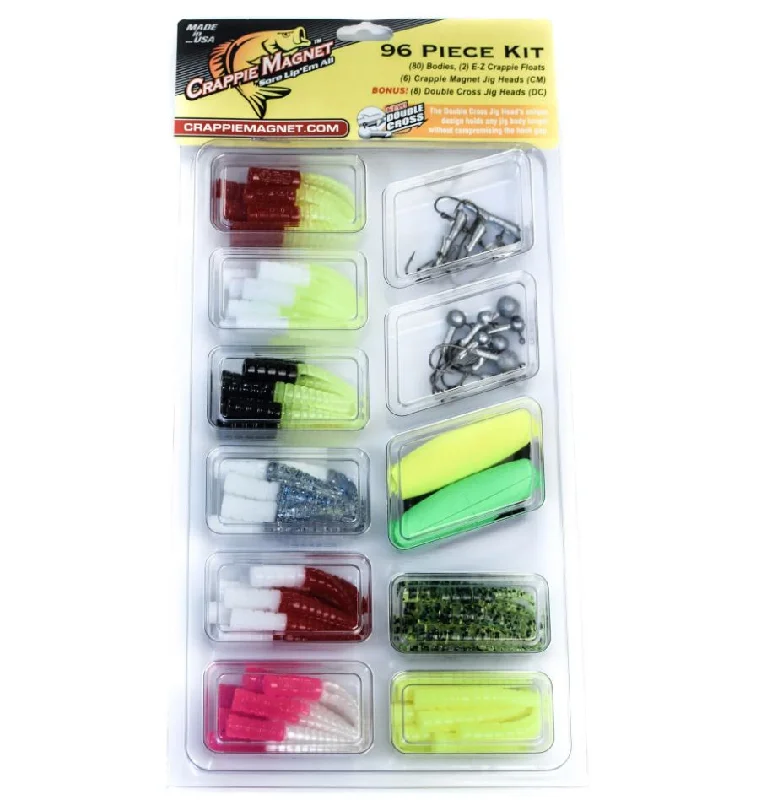 Fishing bait mold-96- Piece Crappie Magnet Kit