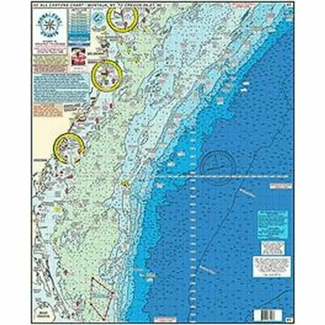 Fishing tackle container-Home Port Chart - #3 All Canyons Chart