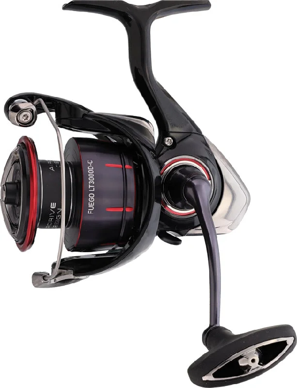 Fishing rod protector-Daiwa Fuego LT Black & Red 31.6" Spinning Fishing Reel FEGLT3000