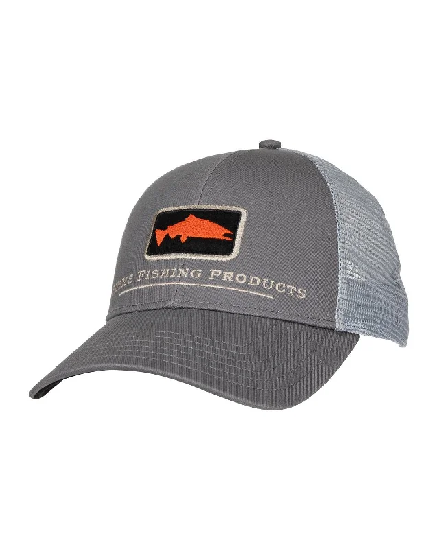 Fishing hook treble-Simms Salmon Icon Trucker Slate